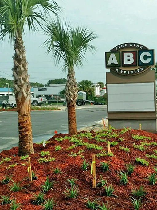 commercial landscape install